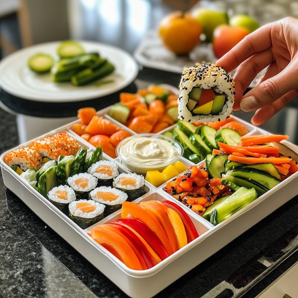 No-Cook Bento Box Lunch Idea