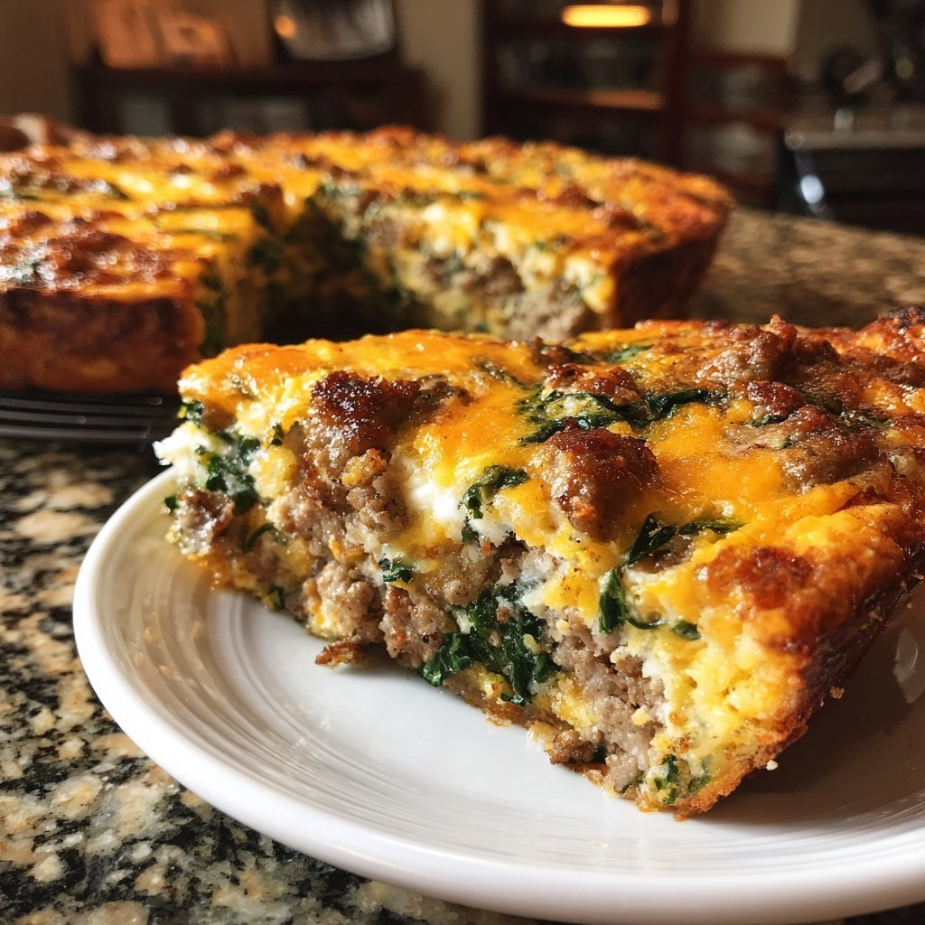 Keto Sausage And Egg Breakfast Bake