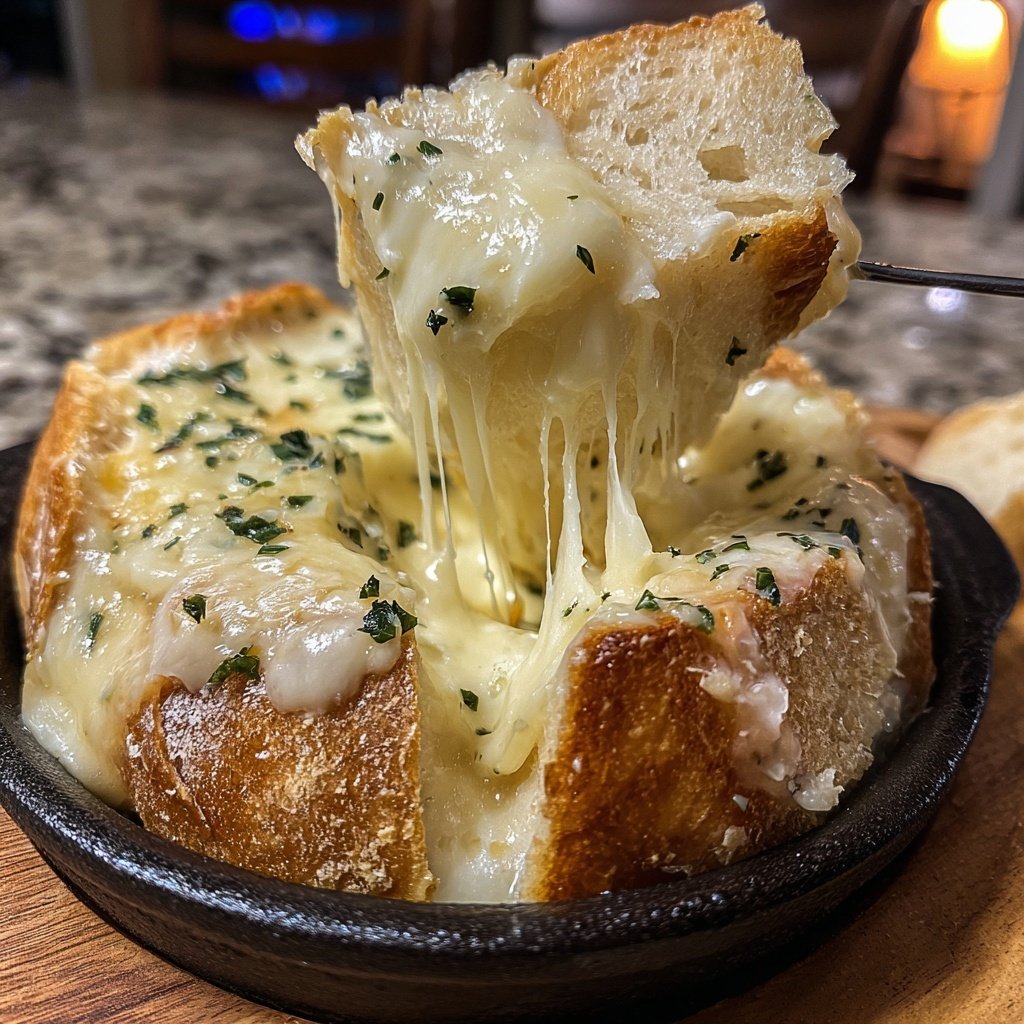 Fondue with Gruyere and Herbs