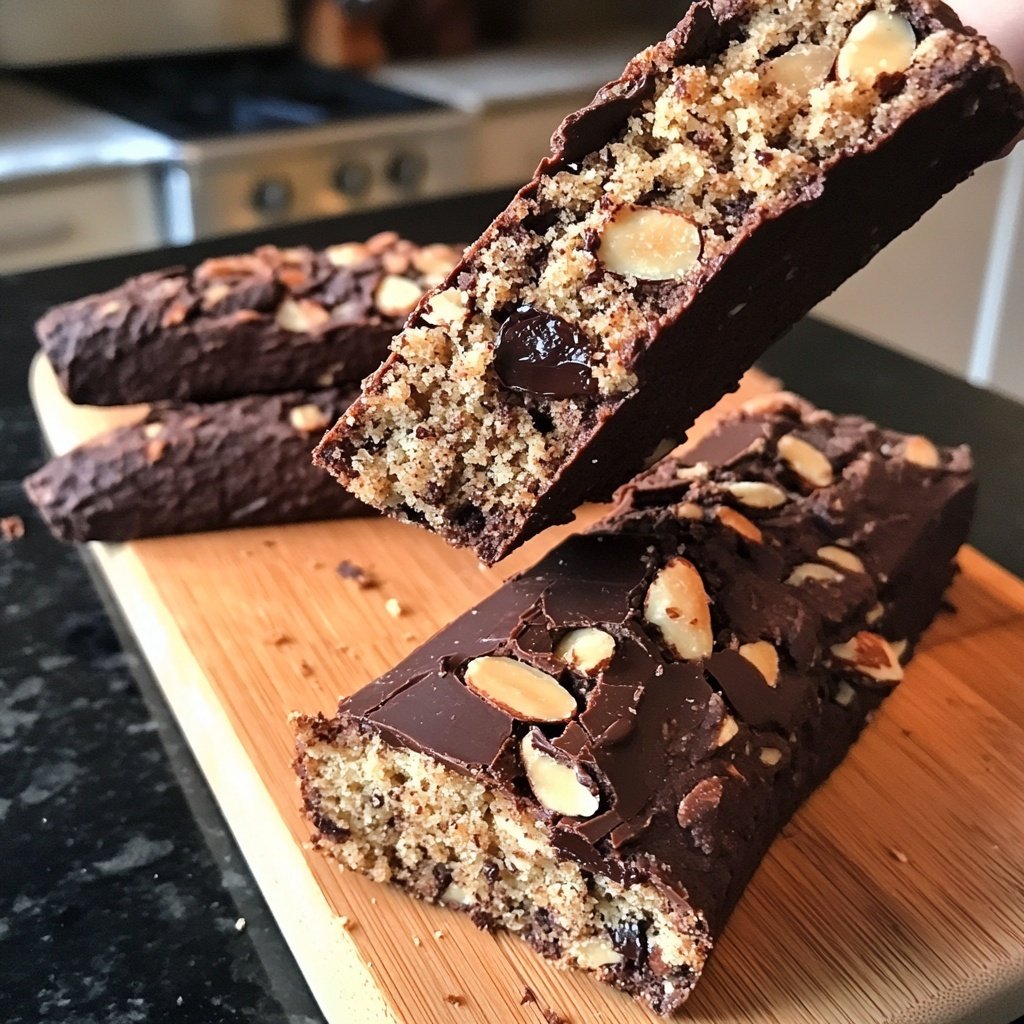 Chocolate Almond Biscotti