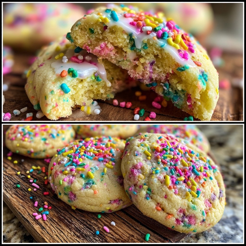 Spring Confetti Sugar Cookies