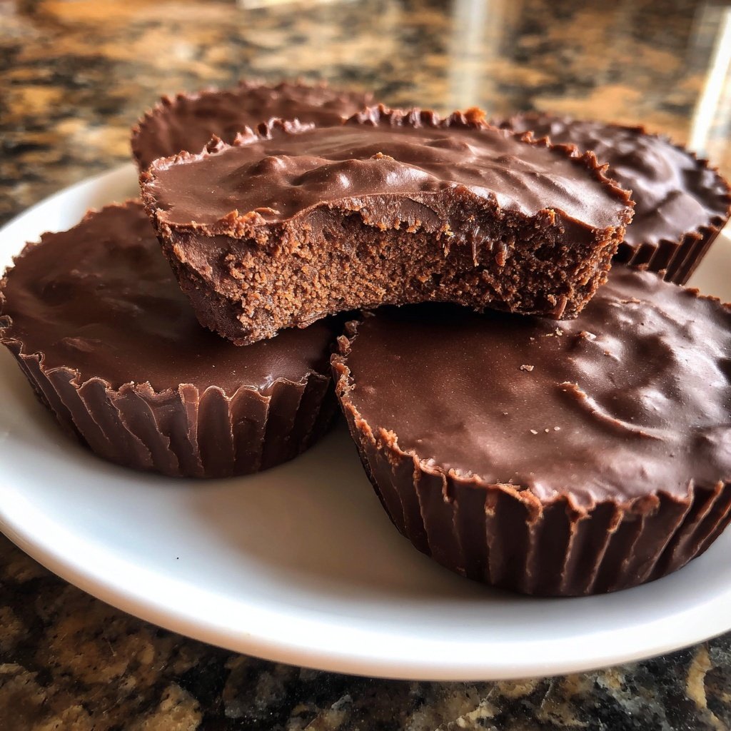 Homemade Reese’s Cups Dark Chocolate