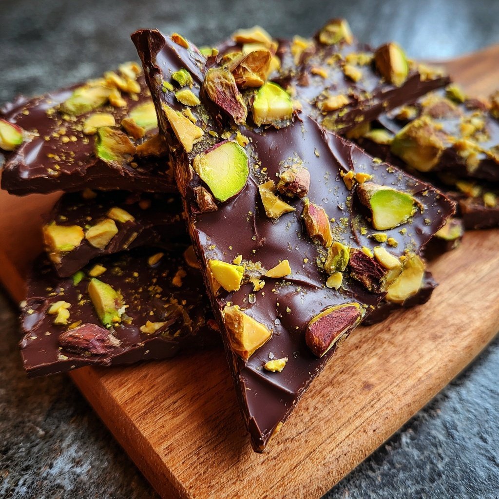 Chocolate Pistachio Bark