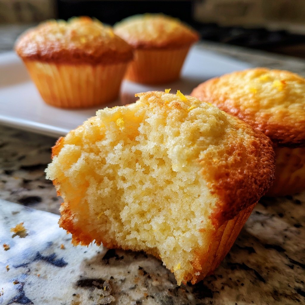 Limoncello Lemon Muffins