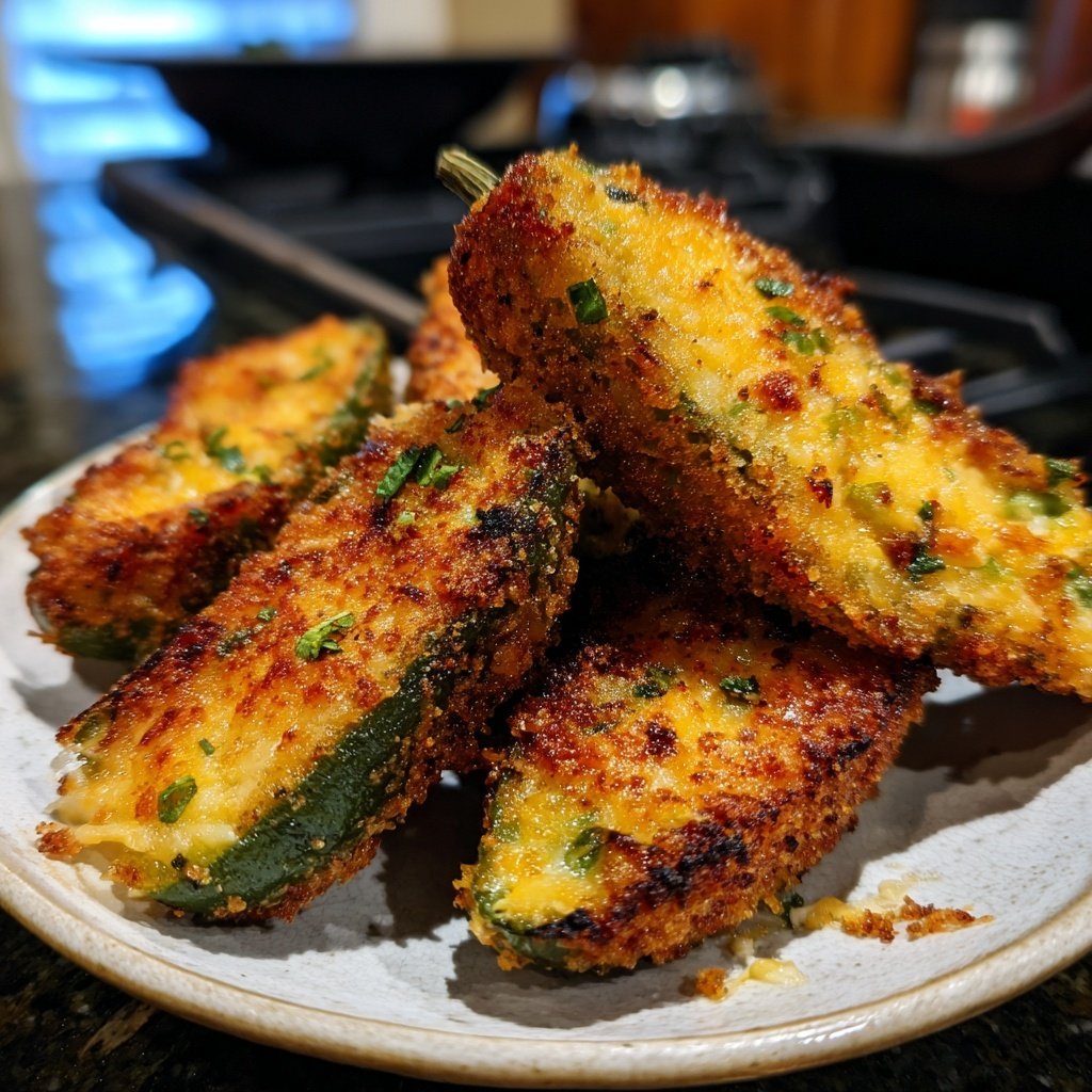 Jalapeno Poppers with Savory Crumb Topping