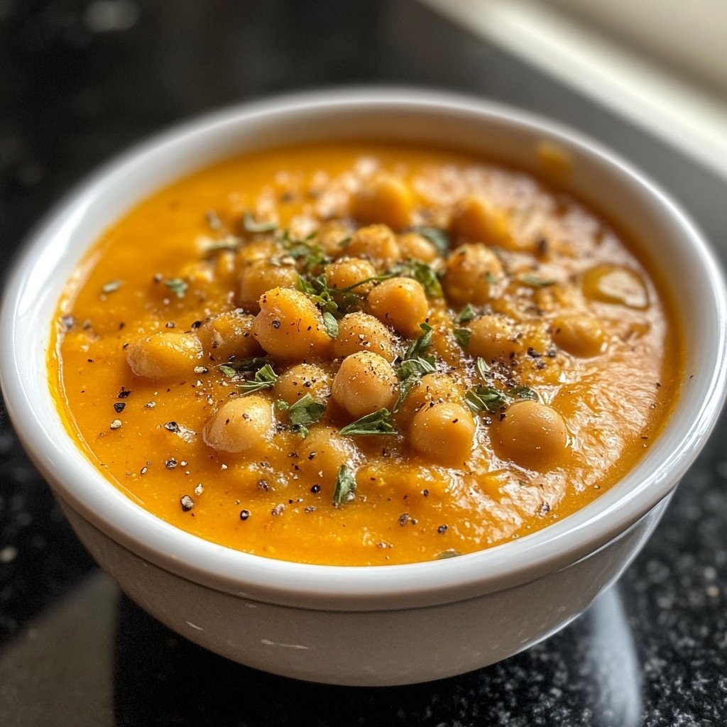 Jamaican Pumpkin Chickpea Soup