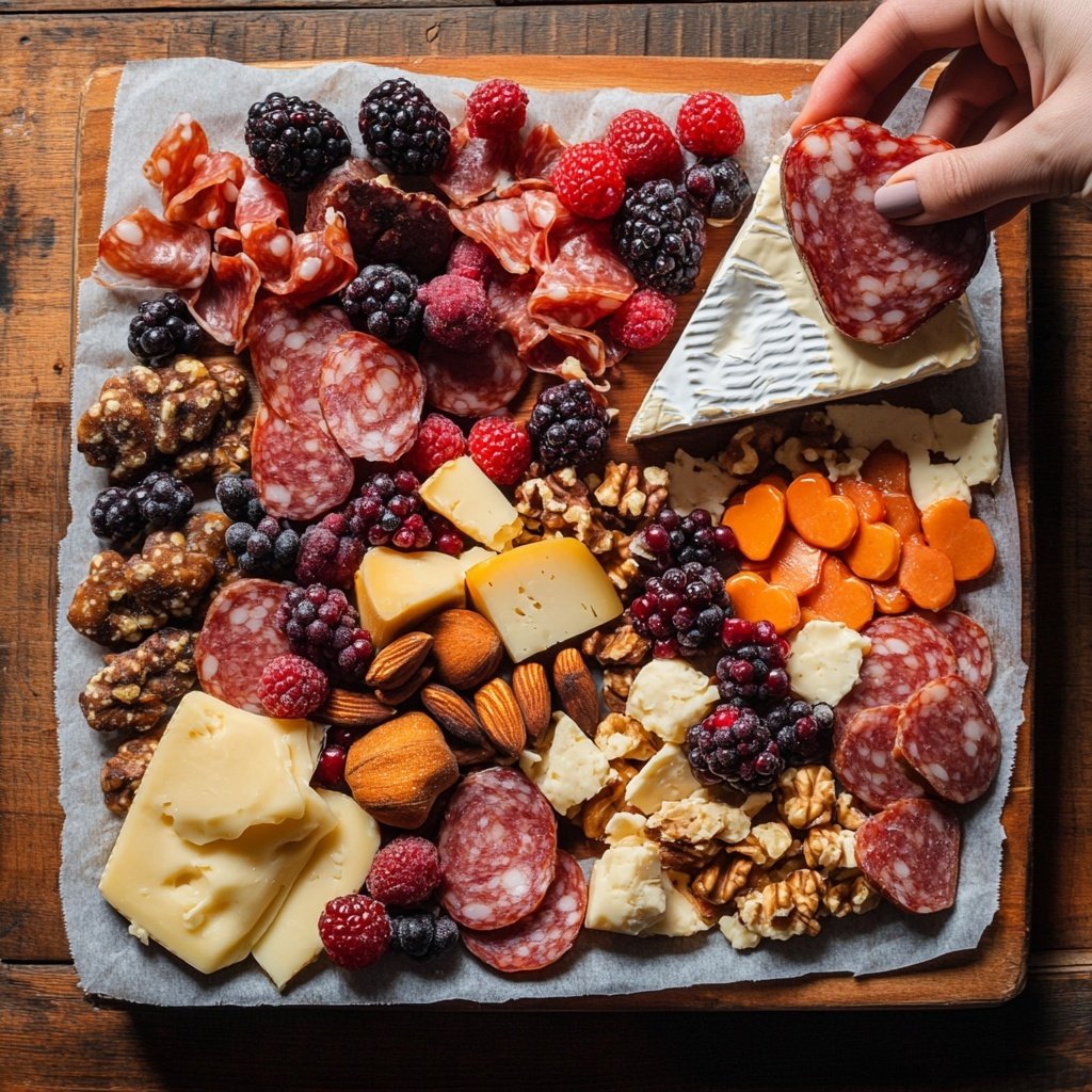 Valentines Day Charcuterie Board