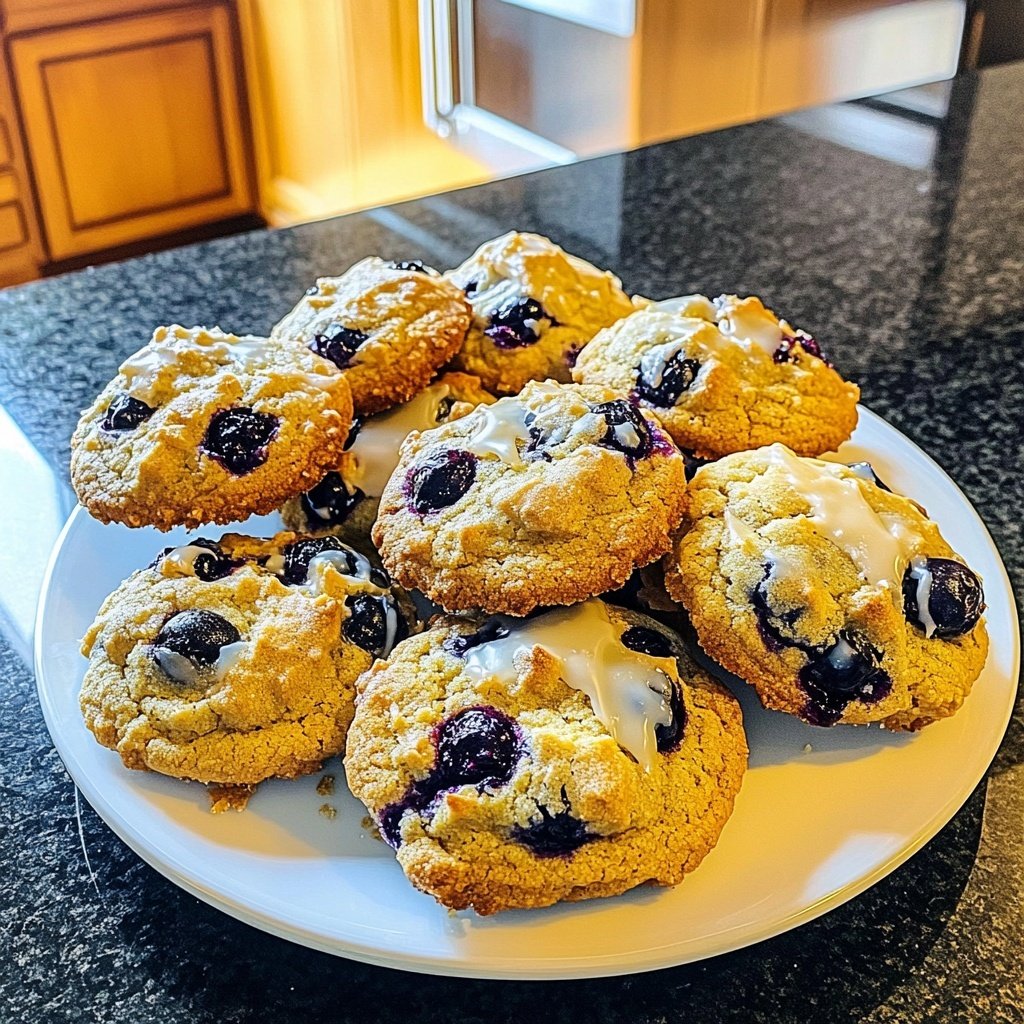 Lemon Blueberry Cookies